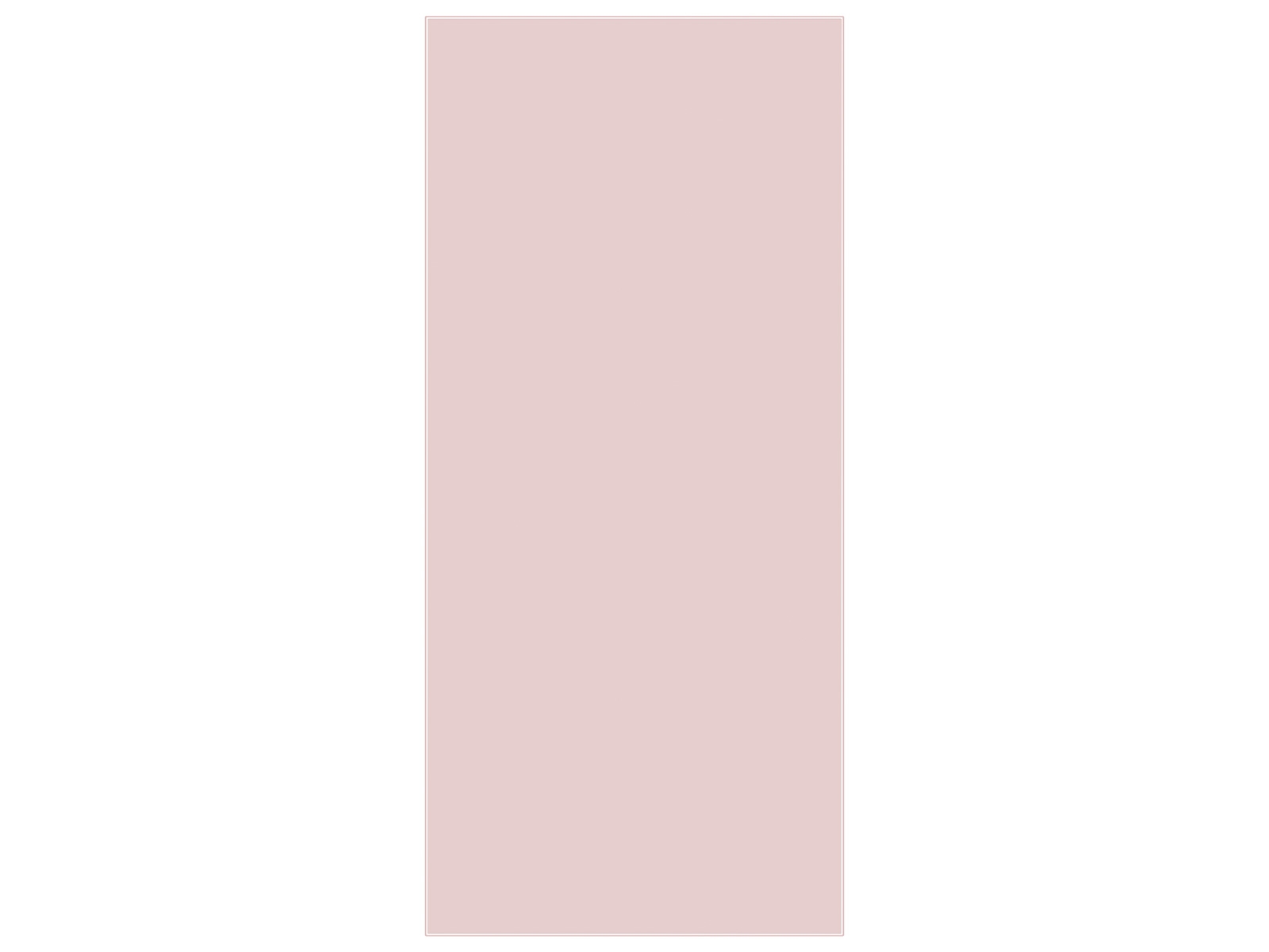 BESPOKE 4-Door Flex™ Refrigerator Panel in Rose Pink Glass - Top Panel ...
