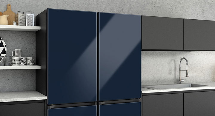 12.0 cu. Ft. Bespoke Bottom Freezer Refrigerator with Flexible Design ...