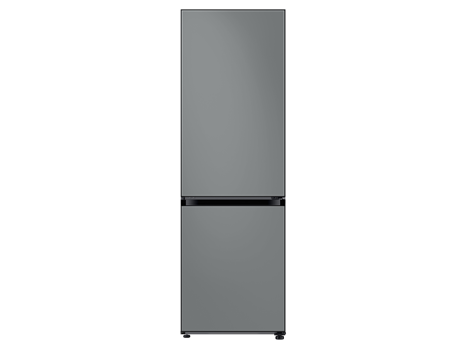 Samsung 12.0 cu. Ft. Bespoke Bottom Freezer Refrigerator with Flexible Design in Grey Glass(RB12A300631/AA)