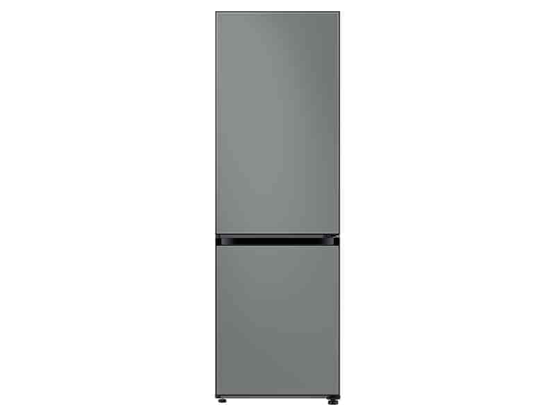 12.0 cu. Ft. Bespoke Bottom Freezer Refrigerator with Flexible Design in Grey Glass