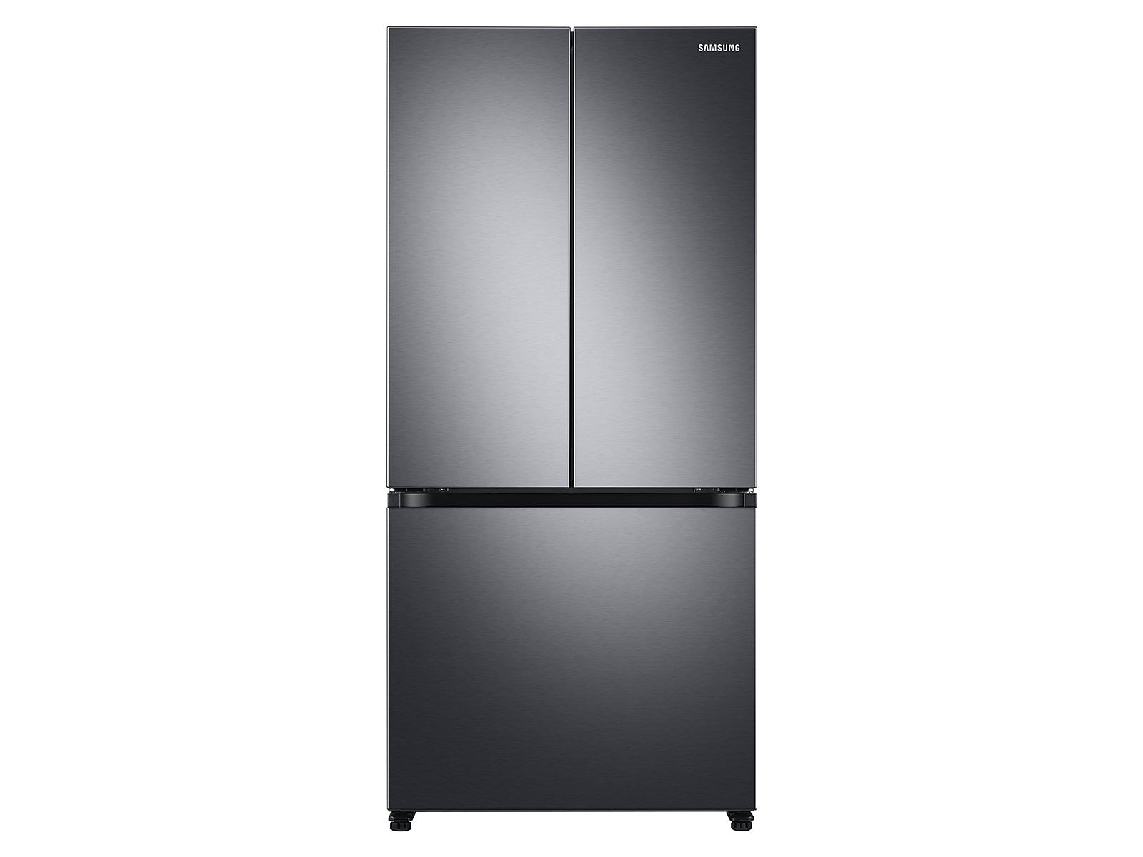 Samsung 19.5 cu. ft. Smart 3-Door French Door Refrigerator in Black Stainless Steel(RF20A5101SG/AA)
