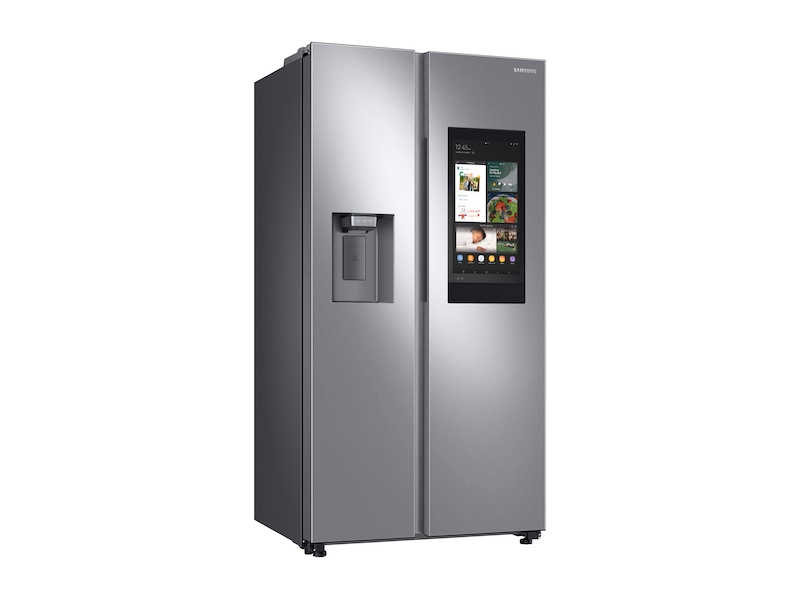 22 cu. ft. Counter Depth Side-by-Side Refrigerator with Touch Screen Family Hub™ in Stainless Steel