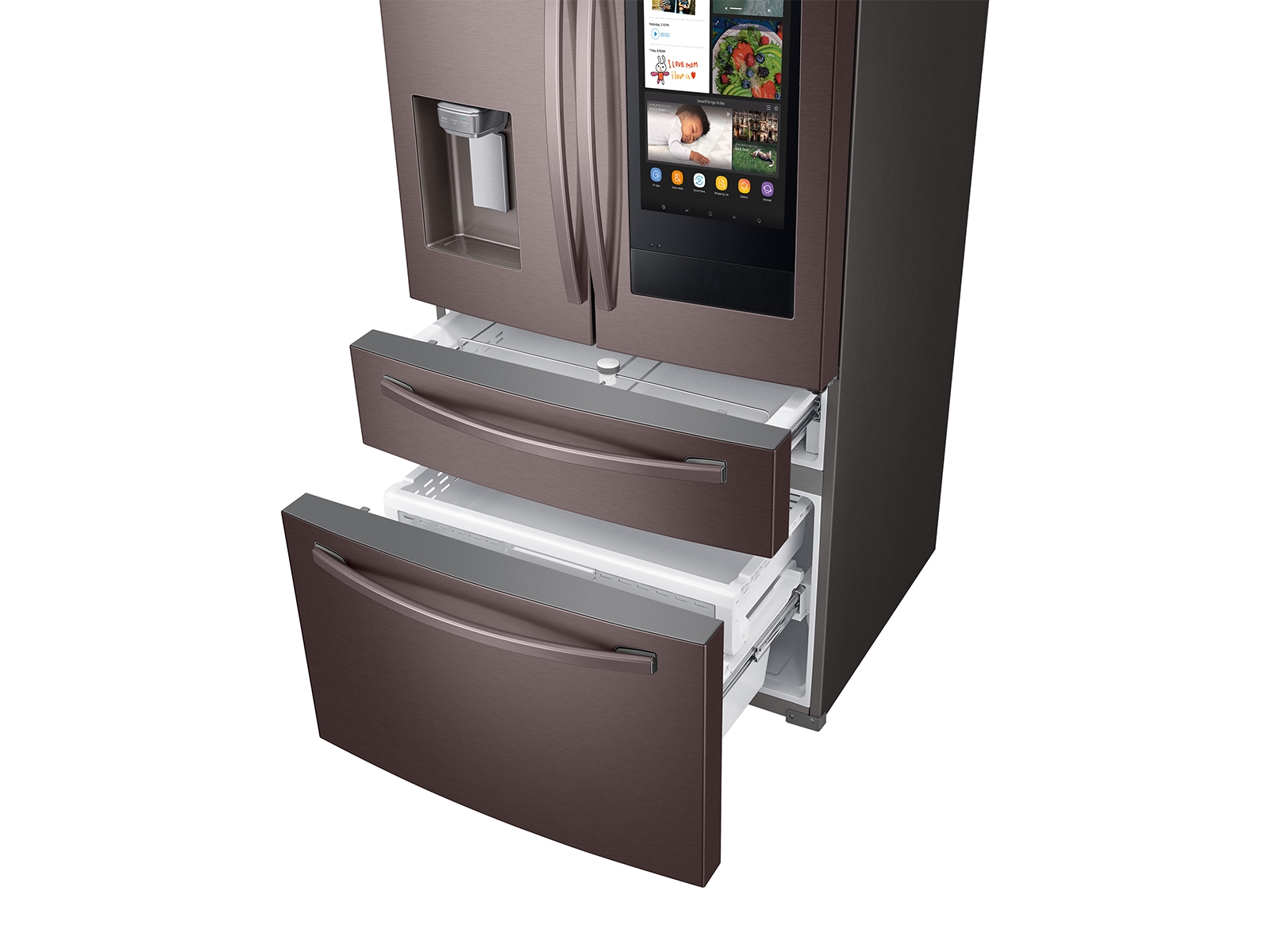 22 cu. ft. Counter Depth 4Door French Door Refrigerator with Touch