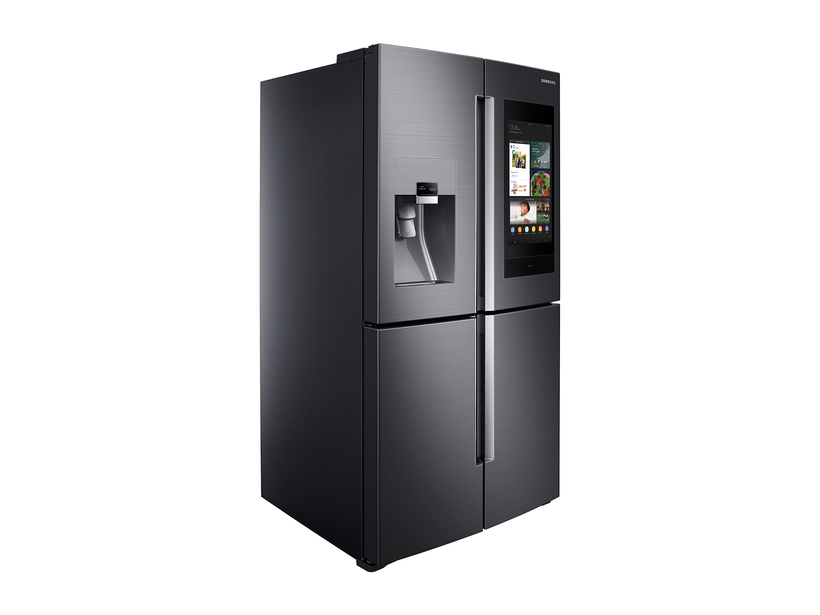28 cu. ft. Family Hub™ 4Door Flex™ Refrigerator in Black Stainless Steel Refrigerator