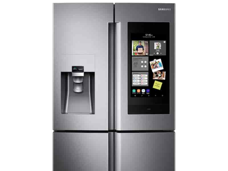 22 cu. ft. Family Hub™ Counter Depth 4-Door Flex™ Refrigerator in Stainless Steel