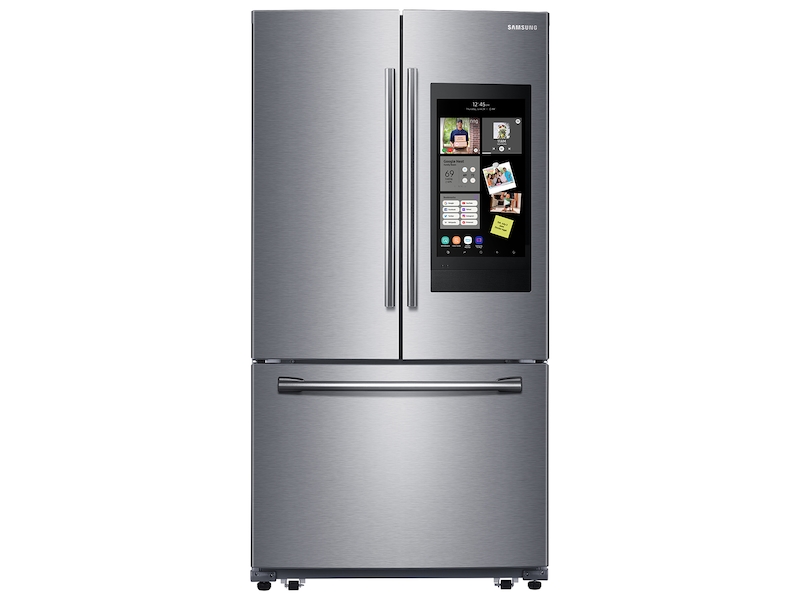 25.1 cu. ft. 3-Door French Door Refrigerator with Family Hub&trade; in Stainless Steel