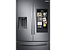 Thumbnail image of 26.5 cu. ft. Large Capacity 3-Door French Door Refrigerator with Family Hub&trade; and External Water &amp; Ice Dispenser in Black Stainless Steel