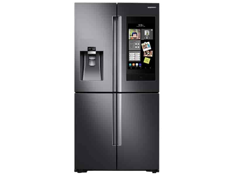 28 cu. ft. Family Hub™ 4-Door Flex™ Refrigerator in Black Stainless Steel