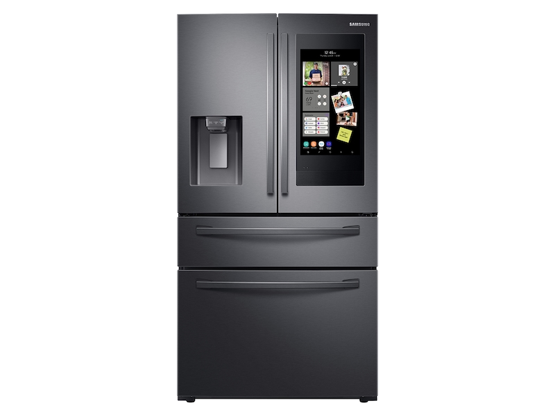 Dedos de los pies Laboratorio fractura Acero inoxidable negro 28 cu. ft. Refrigerador familiar de 4 puertas con  puerta francesa | Samsung EE.UU.
