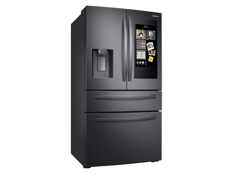 28 cu. ft. 4-Door French Door Refrigerator with 21.5&rdquo; Touch Screen Family Hub&trade; in Black Stainless Steel