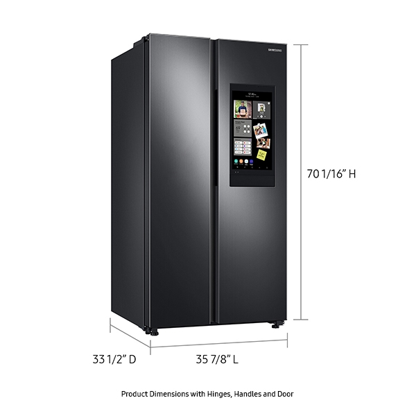 SAMSUNG 27.3 cu. ft. Smart Side-by-Side Refrigerator SS