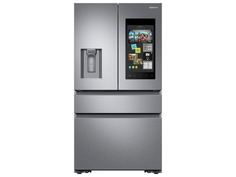 22 Cu Ft Family Hub Counter Depth 4, Samsung 4 Door Refrigerator Cabinet Depth