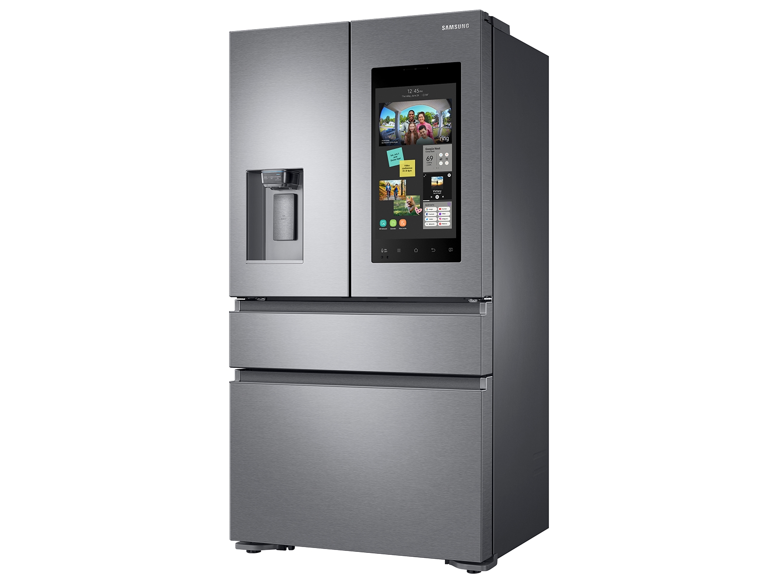 RF23M8570SR/AA | 22 cu. ft. Family Hub™ Counter Depth 4-Door French ...