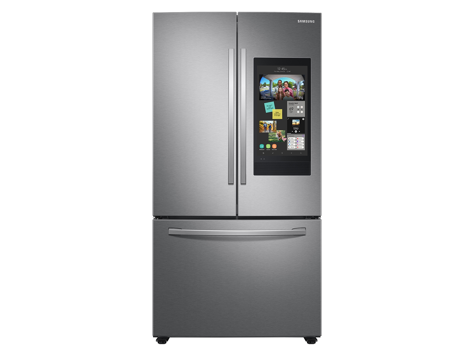Thumbnail image of 28 cu. ft. 3-Door French Door Refrigerator with Family Hub™ in Stainless Steel