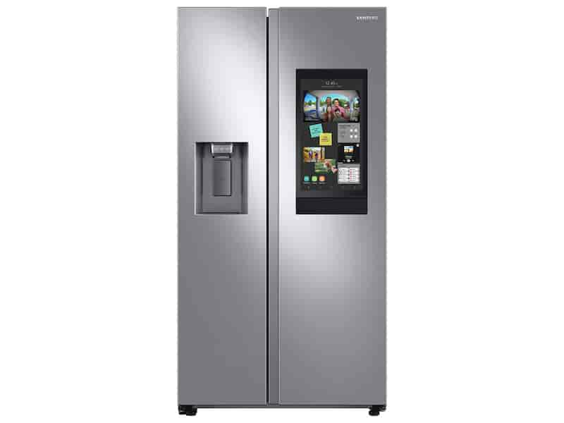 22 cu. ft. Counter Depth Side-by-Side Refrigerator with Touch Screen Family Hub™ in Stainless Steel