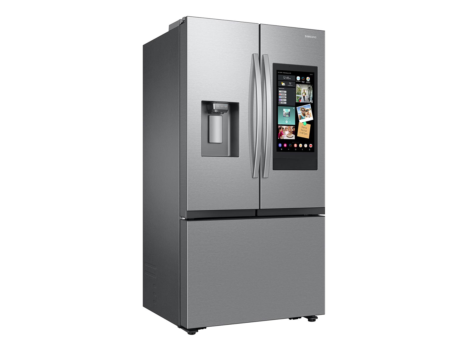 Thumbnail image of 25 cu. ft. Mega Capacity Counter Depth 3-Door French Door Refrigerator with Family Hub&trade; in Stainless Steel