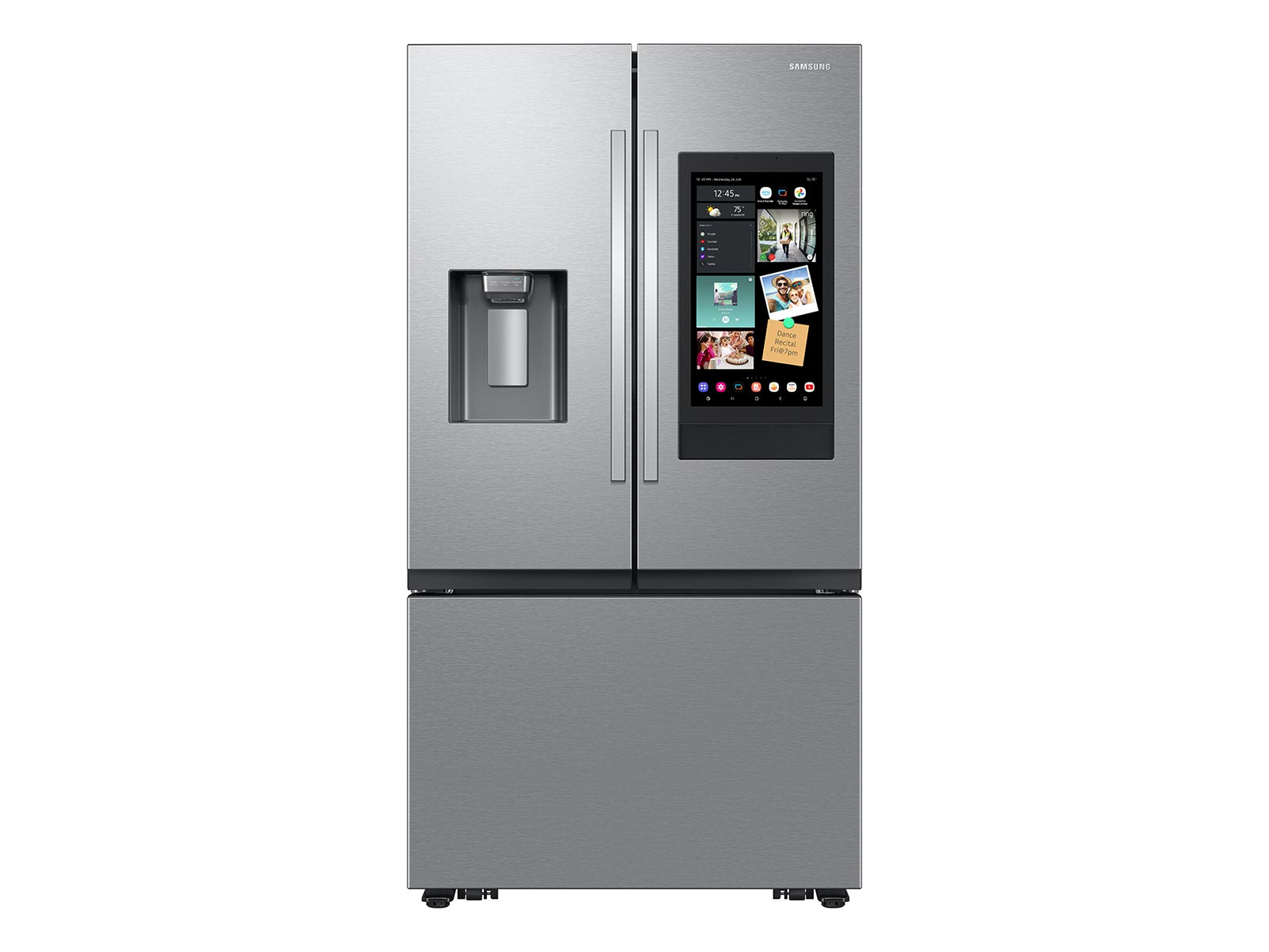 Photos - Fridge Samsung 30 cu. ft. Mega Capacity 3-Door French Door Refrigerator with Fami 