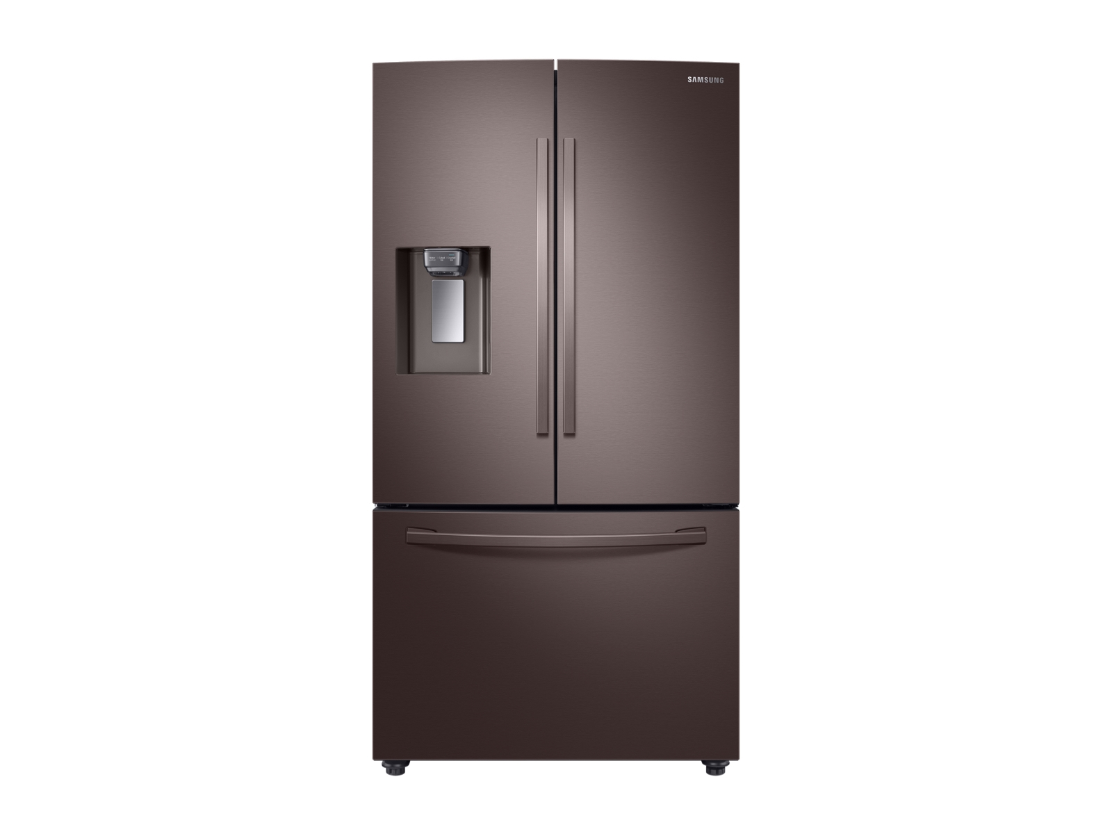 Photos - Fridge Samsung 23 cu. ft. Counter Depth 3-Door French Door Refrigerator with Cool 