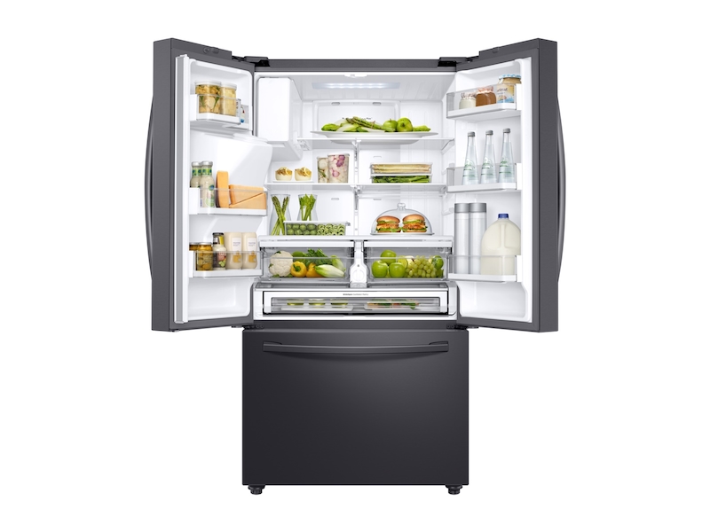 23 cu. ft. 3-Door French Door, Counter Depth Refrigerator with CoolSelect Pantry&trade; in Black Stainless Steel