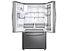 Thumbnail image of 23 cu. ft. Counter Depth 3-Door French Door Food Showcase Refrigerator in Stainless Steel