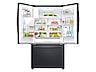 Thumbnail image of 24 cu. ft. Family Hub&trade; 3-Door French Door Refrigerator in Black Stainless Steel
