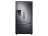 Thumbnail image of 27 cu. ft. Large Capacity 3-Door French Door Refrigerator with External Water & Ice Dispenser in Black Stainless Steel