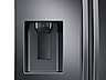 Thumbnail image of 27 cu. ft. Large Capacity 3-Door French Door Refrigerator with External Water &amp; Ice Dispenser in Black Stainless Steel