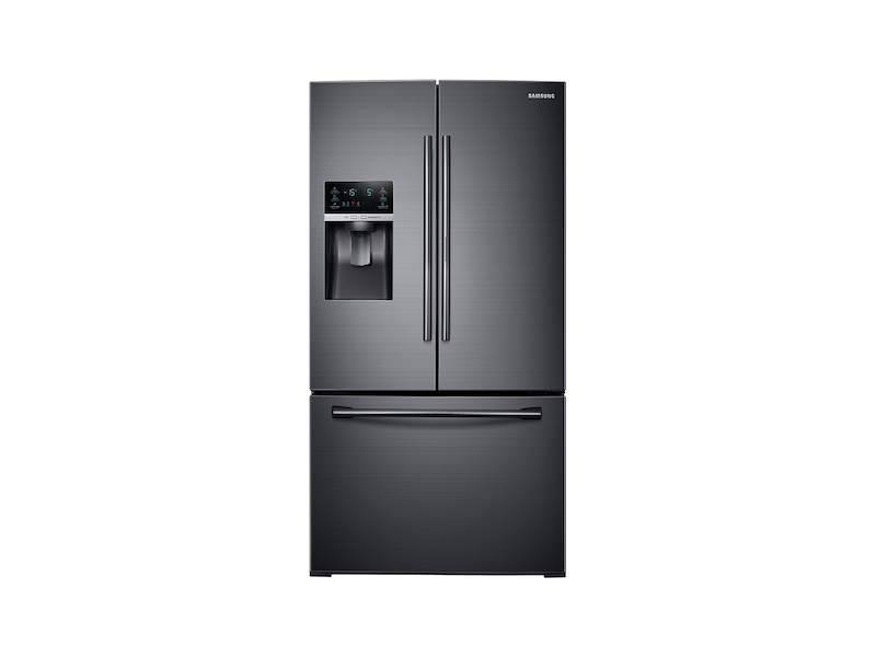 28 cu. ft. Food Showcase 3-Door French Door Refrigerator in Black Stainless Steel