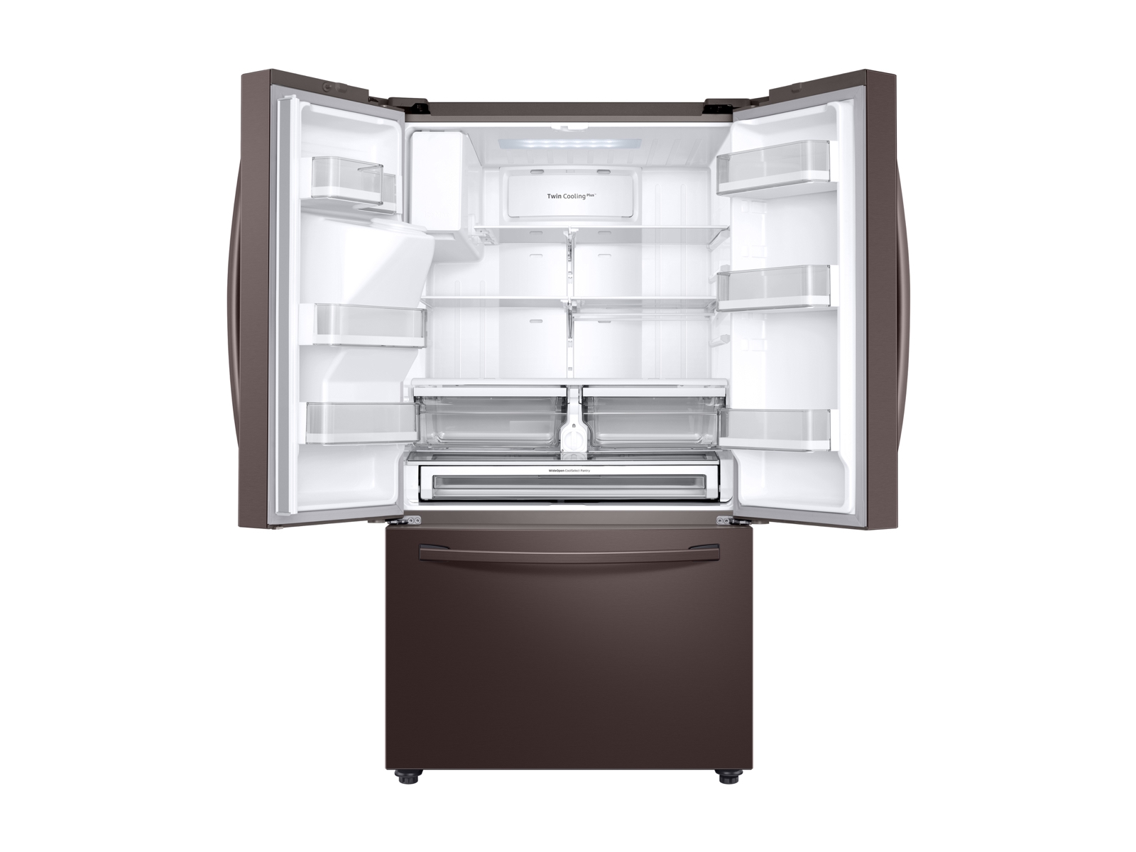 Thumbnail image of 28 cu. ft. 3-Door French Door Full Depth Refrigerator with CoolSelect Pantry&trade; in Tuscan Stainless Steel