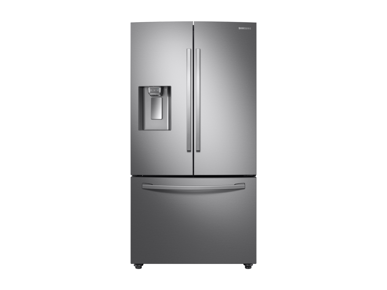 Photos - Fridge Samsung 28 cu. ft. 3-Door French Door, Full Depth Refrigerator with CoolSe 