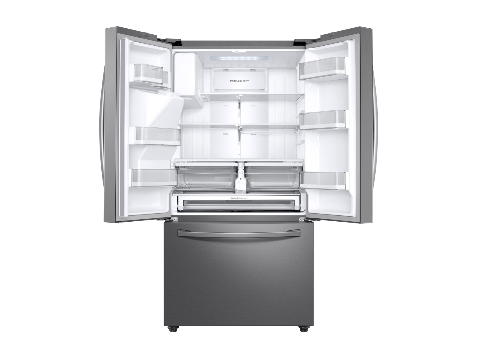Thumbnail image of 28 cu. ft. 3-Door French Door, Full Depth Refrigerator with CoolSelect Pantry™ in Stainless Steel