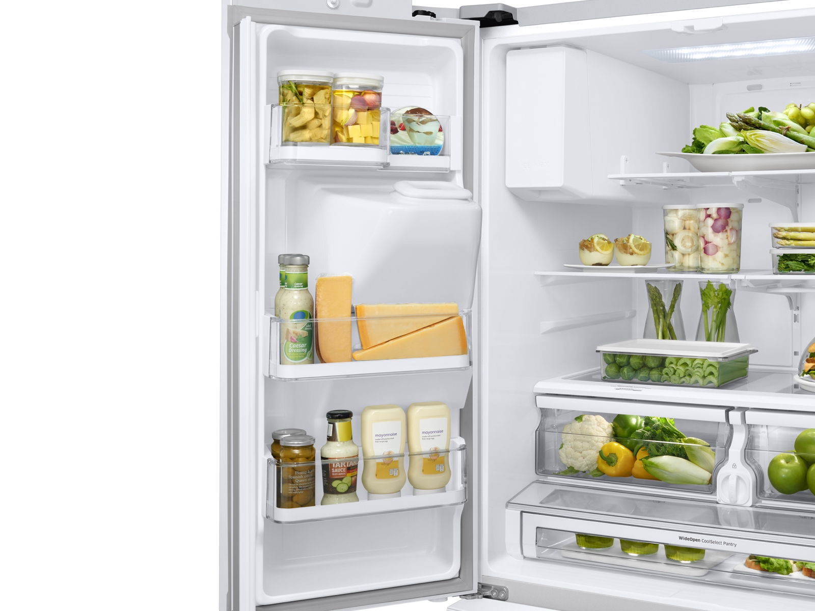 Thumbnail image of 28 cu. ft. 3-Door French Door, Full Depth Refrigerator with CoolSelect Pantry&trade; in White