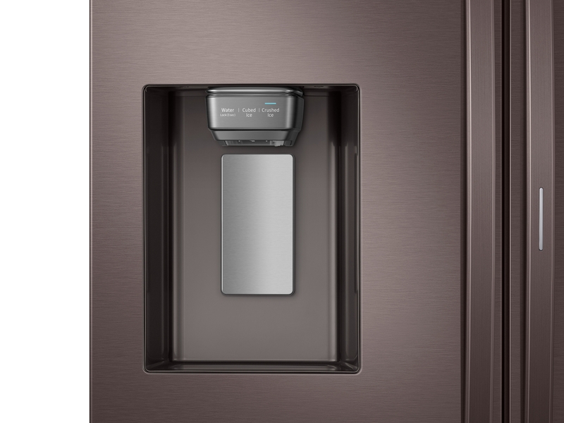 28 cu. ft. 3-Door French Door, Full Depth Refrigerator with Food Showcase in Tuscan Stainless Steel