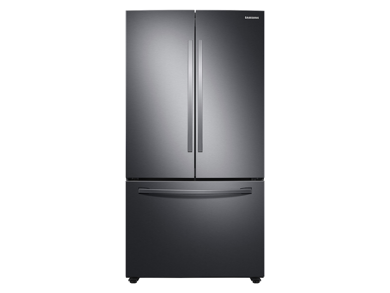 Samsung 28 Cu. ft. Large Capacity 3-Door French Door Refrigerator in Black Stainless Steel