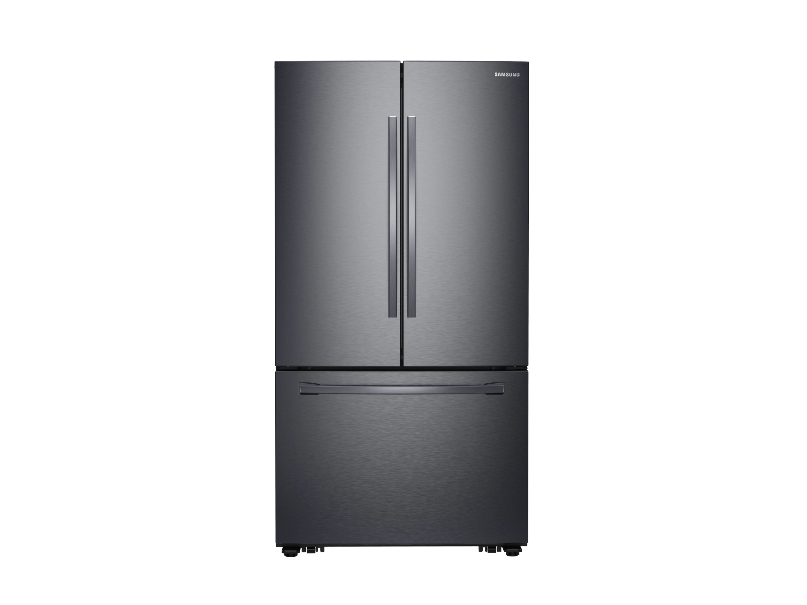 Thumbnail image of 28 cu. ft. Large Capacity 3-Door French Door Refrigerator with AutoFill Water Pitcher in Black Stainless Steel