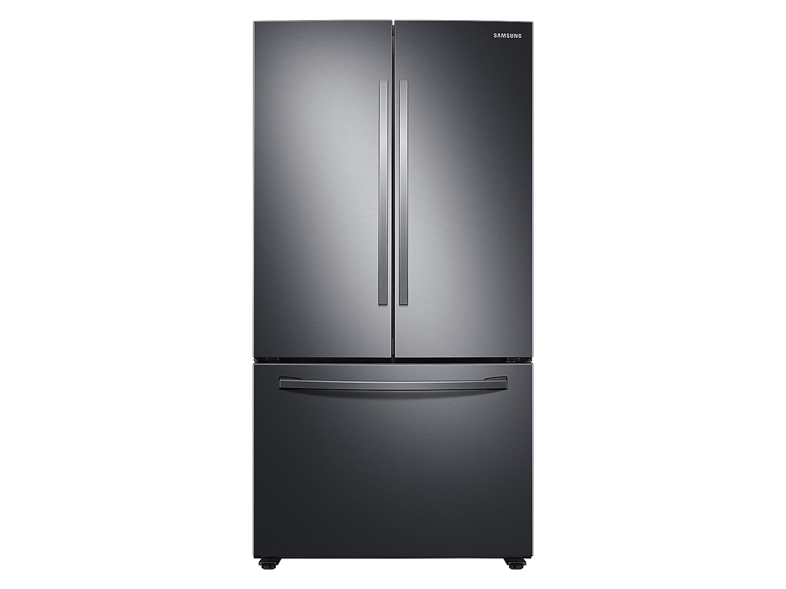 Samsung 28 cu. ft. Large Capacity 3-Door French Door Refrigerator with AutoFill Water Pitcher in Black Stainless Steel(RF28T5021SG/AA)