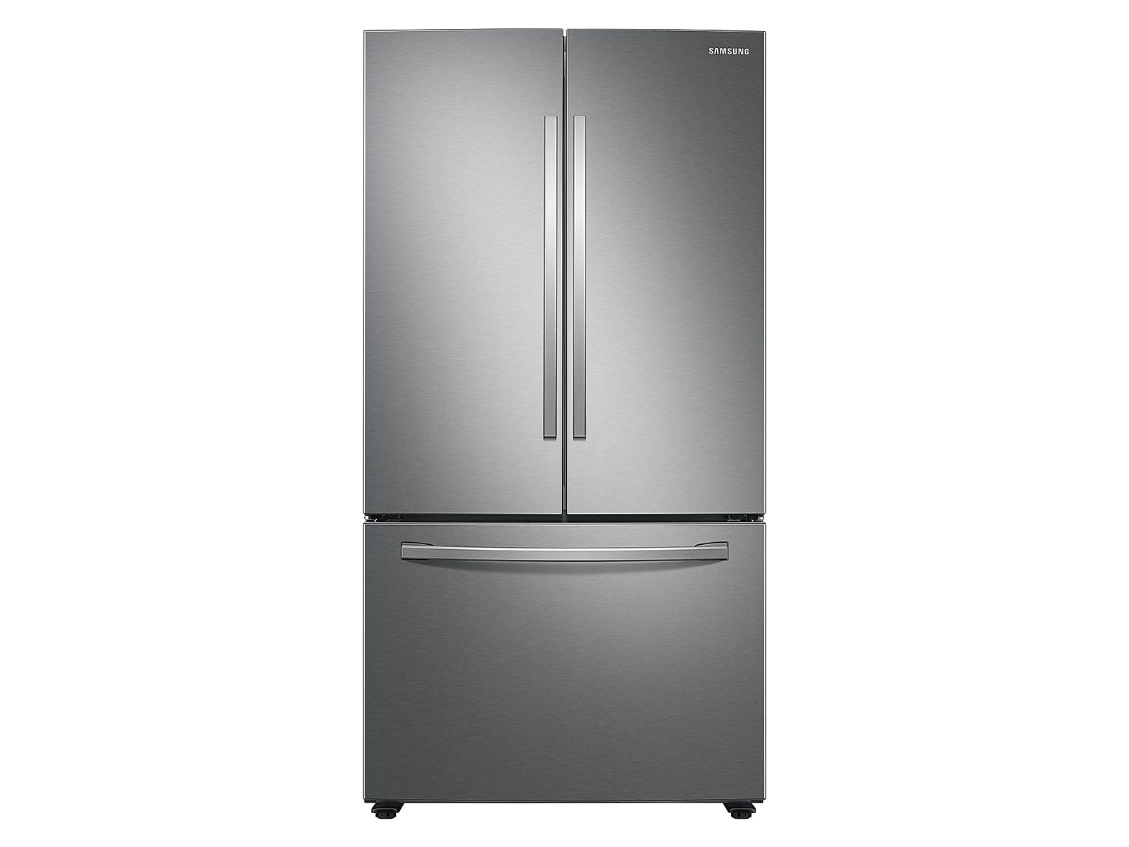 Samsung 28 cu. ft. Large Capacity 3-Door French Door Refrigerator with AutoFill Water Pitcher in Silver(RF28T5021SR/AA)