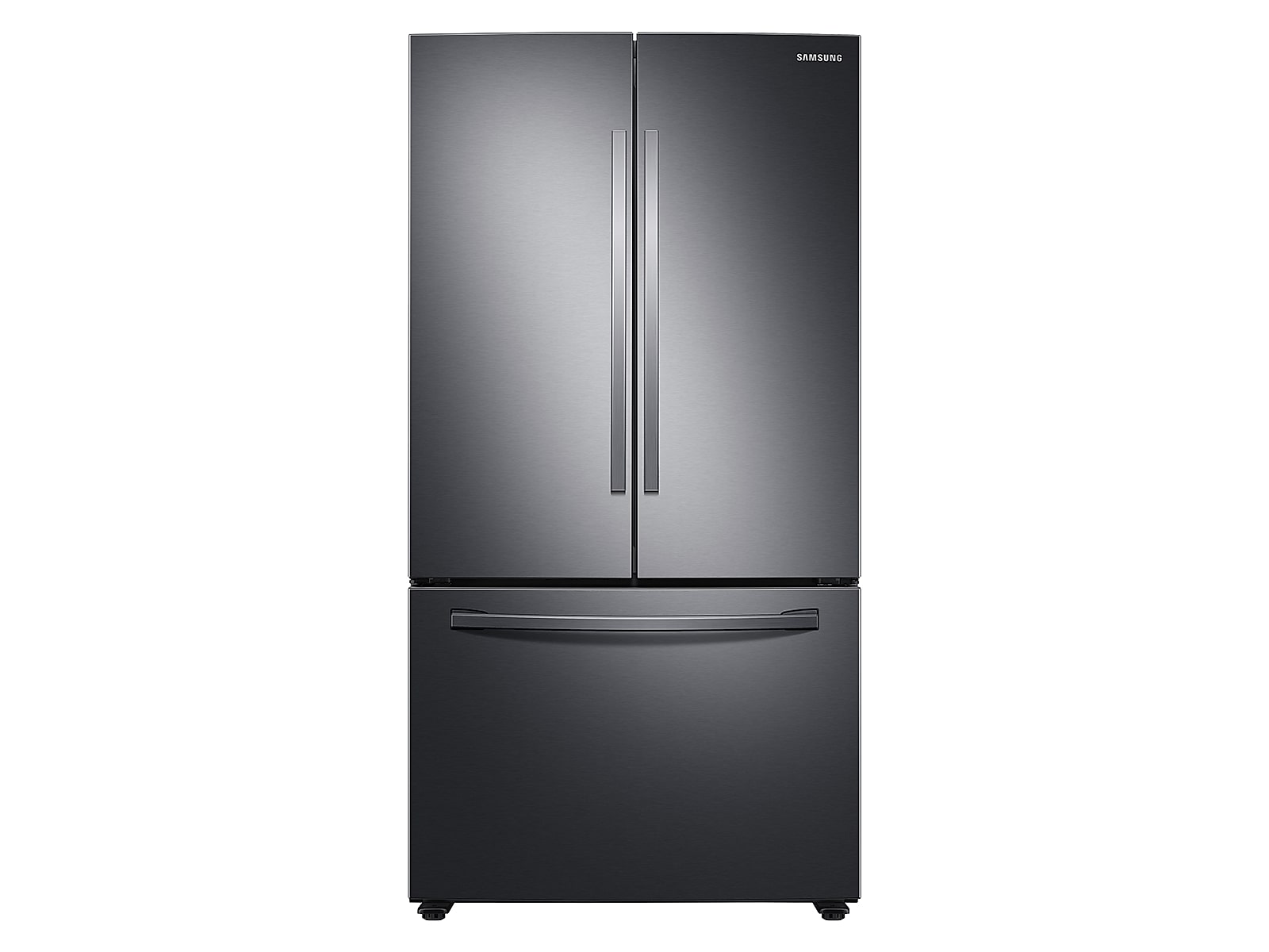 Samsung 28 cu. ft. Large Capacity 3-Door French Door Refrigerator with Internal Water Dispenser in Black Stainless Steel(RF28T5101SG/AA)