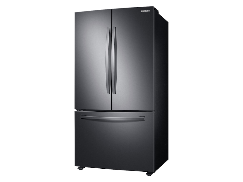 28 cu.ft.Large Capacity 3-Door French Door Refrigerator with Internal Water  Dispenser in Black Stainless Steel