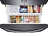 Thumbnail image of 28 cu. ft. 3-Door French Door Refrigerator with Family Hub&trade; in Black Stainless Steel