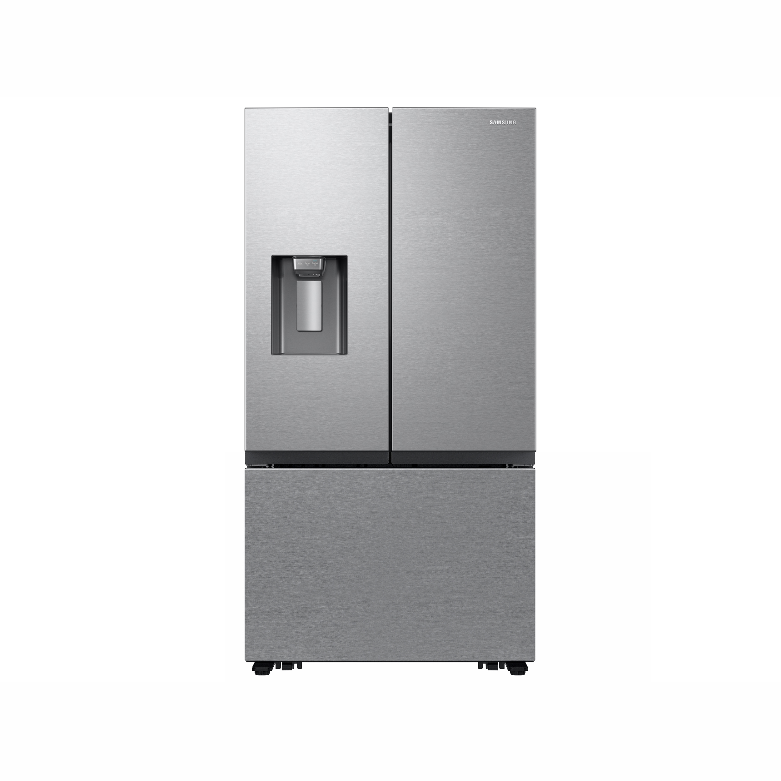 Thumbnail image of 26 cu. ft. Mega Capacity Counter Depth 3-Door French Door Refrigerator with External Water and Ice Dispenser in Stainless Steel