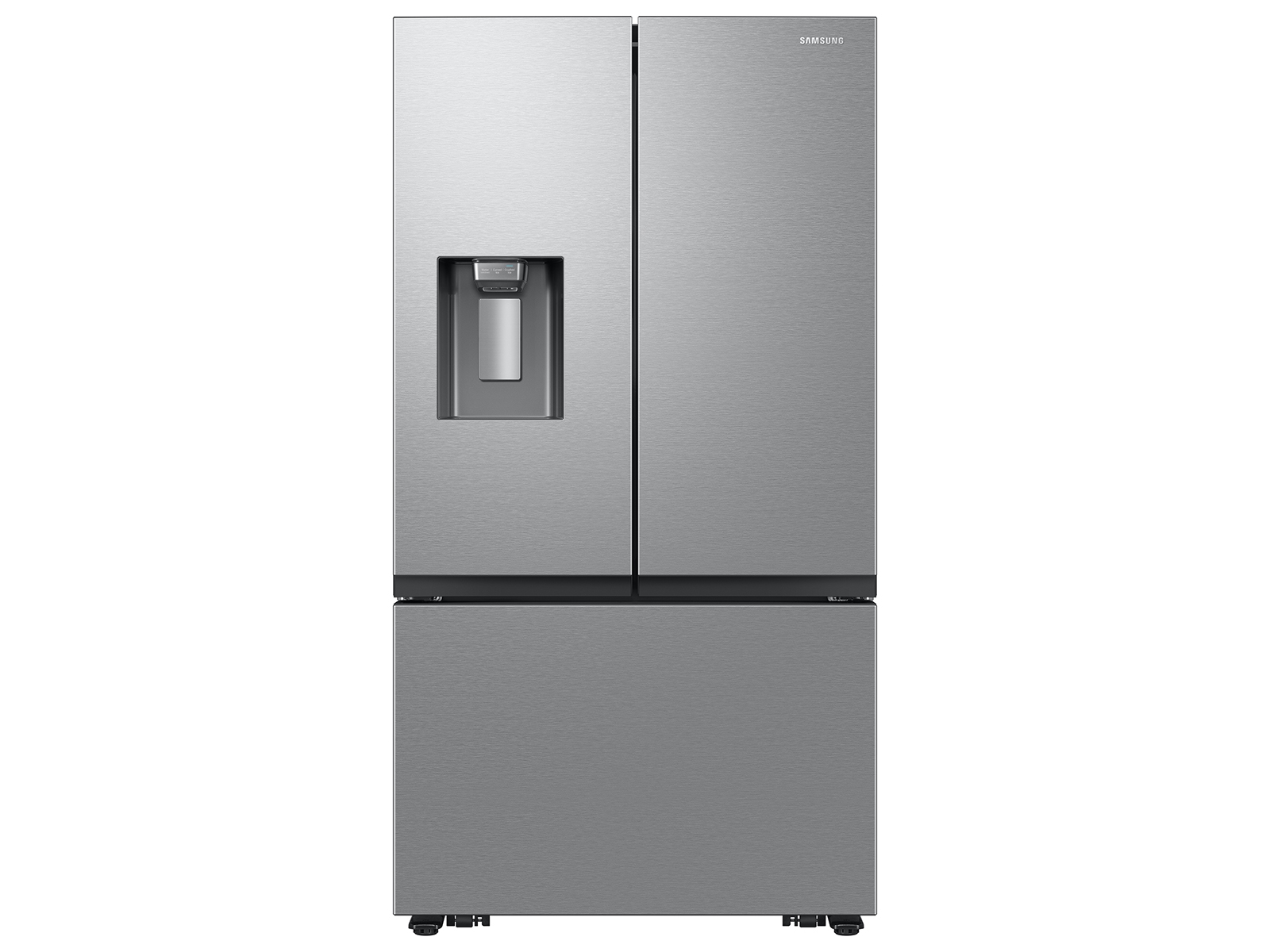 Thumbnail image of 26 cu. ft. Mega Capacity Counter Depth 3-Door French Door Refrigerator with External Water and Ice Dispenser in Stainless Steel