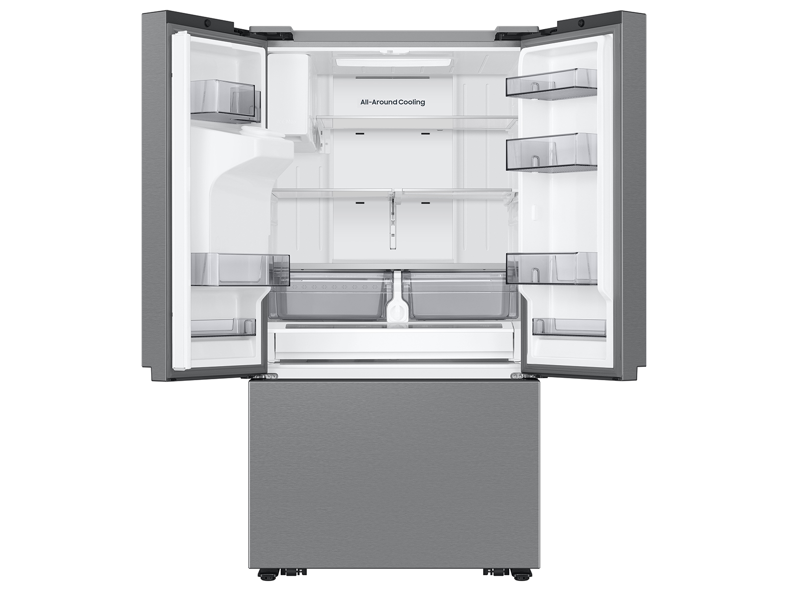 Thumbnail image of 26 cu. ft. Mega Capacity Counter Depth 3-Door French Door Refrigerator with External Water and Ice Dispenser in Stainless Steel