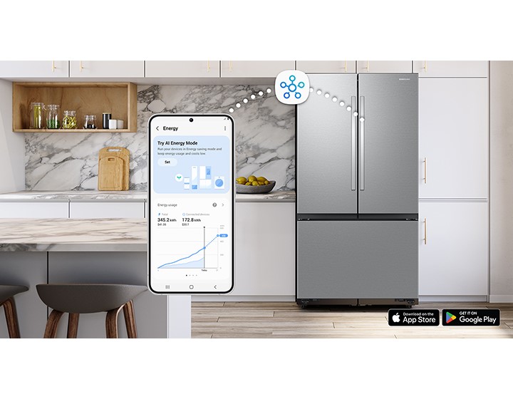 32 cu. ft. Mega Capacity 3Door French Door Refrigerator with Dual Auto