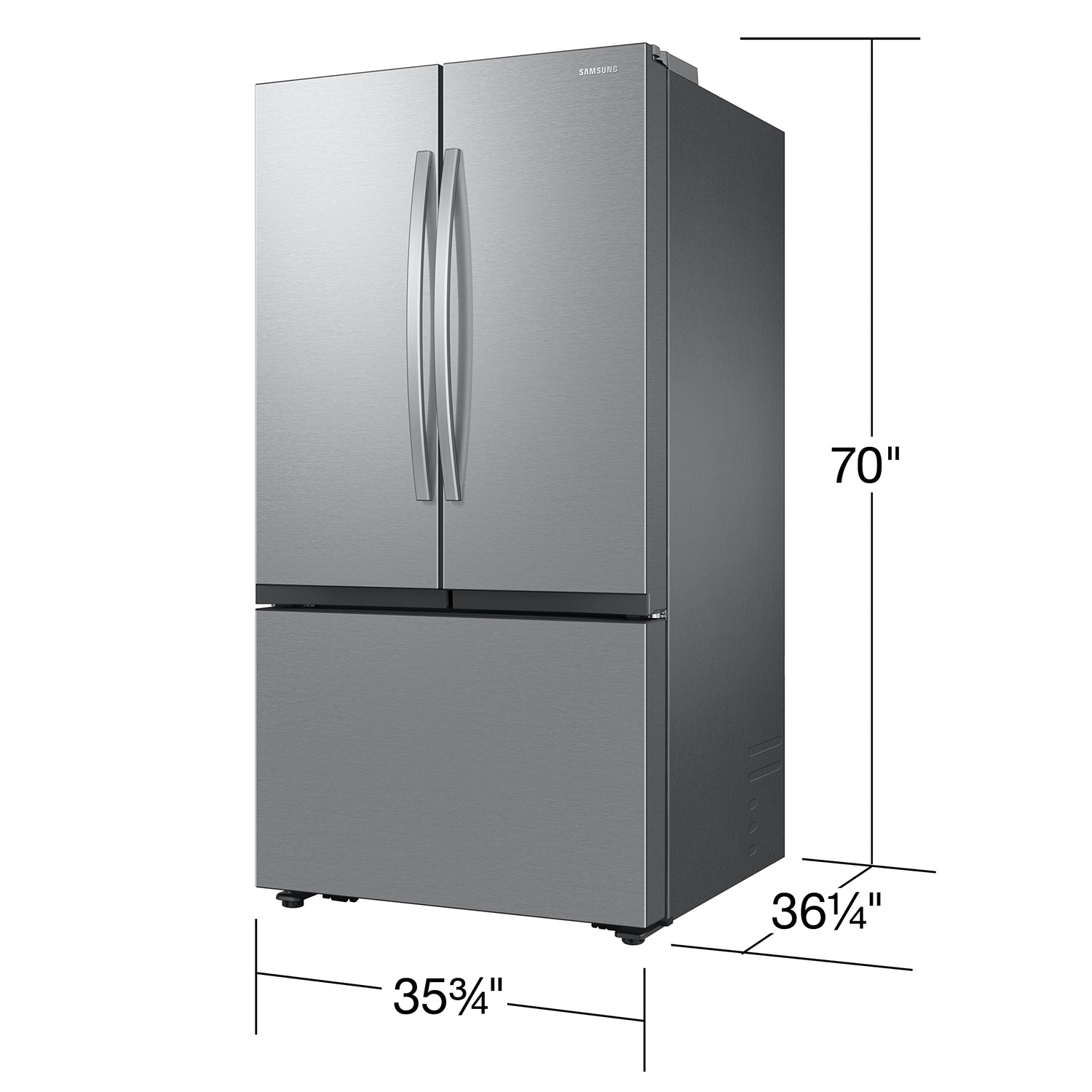 Thumbnail image of 32 cu. ft. Mega Capacity 3-Door French Door Refrigerator with In-door Beverage Center in Stainless Steel