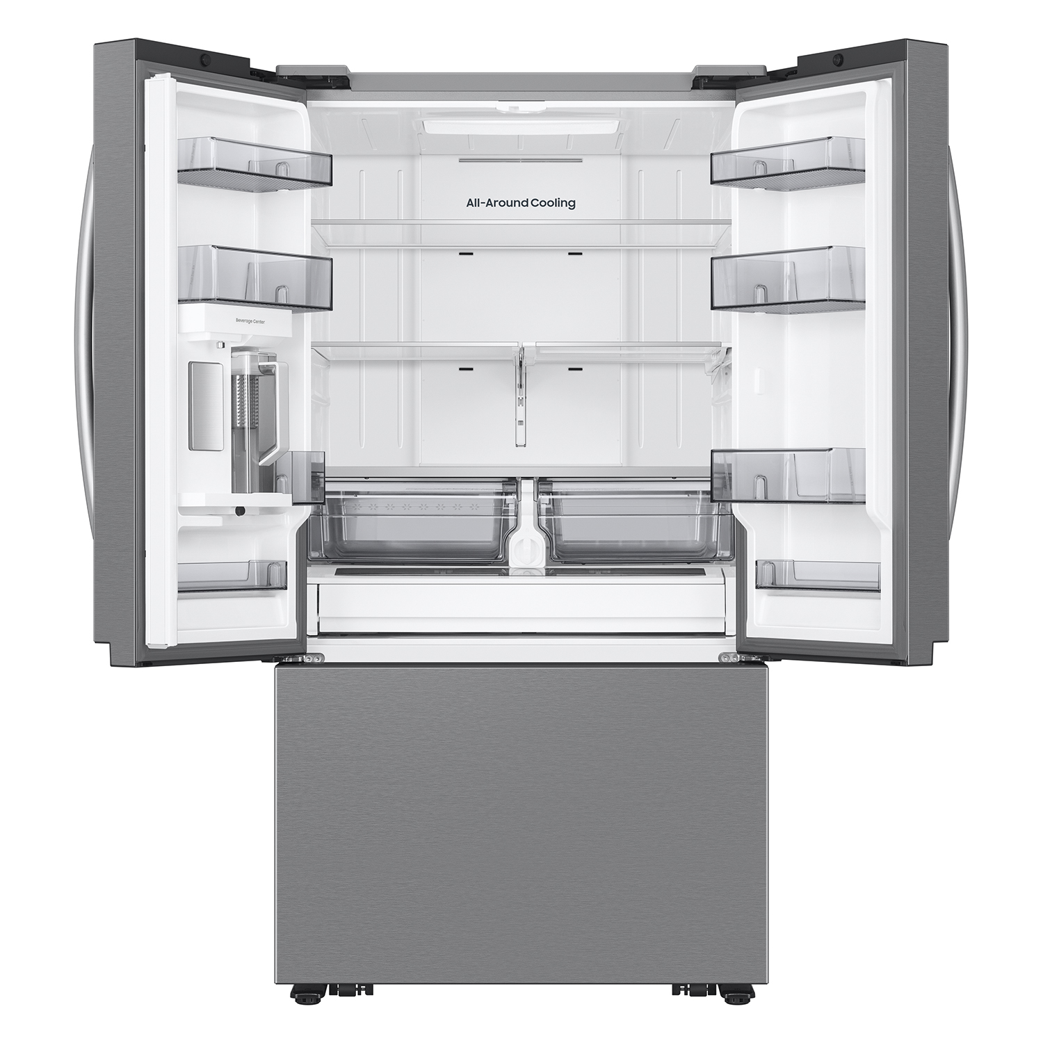 Thumbnail image of 32 cu. ft. Mega Capacity 3-Door French Door Refrigerator with In-door Beverage Center in Stainless Steel