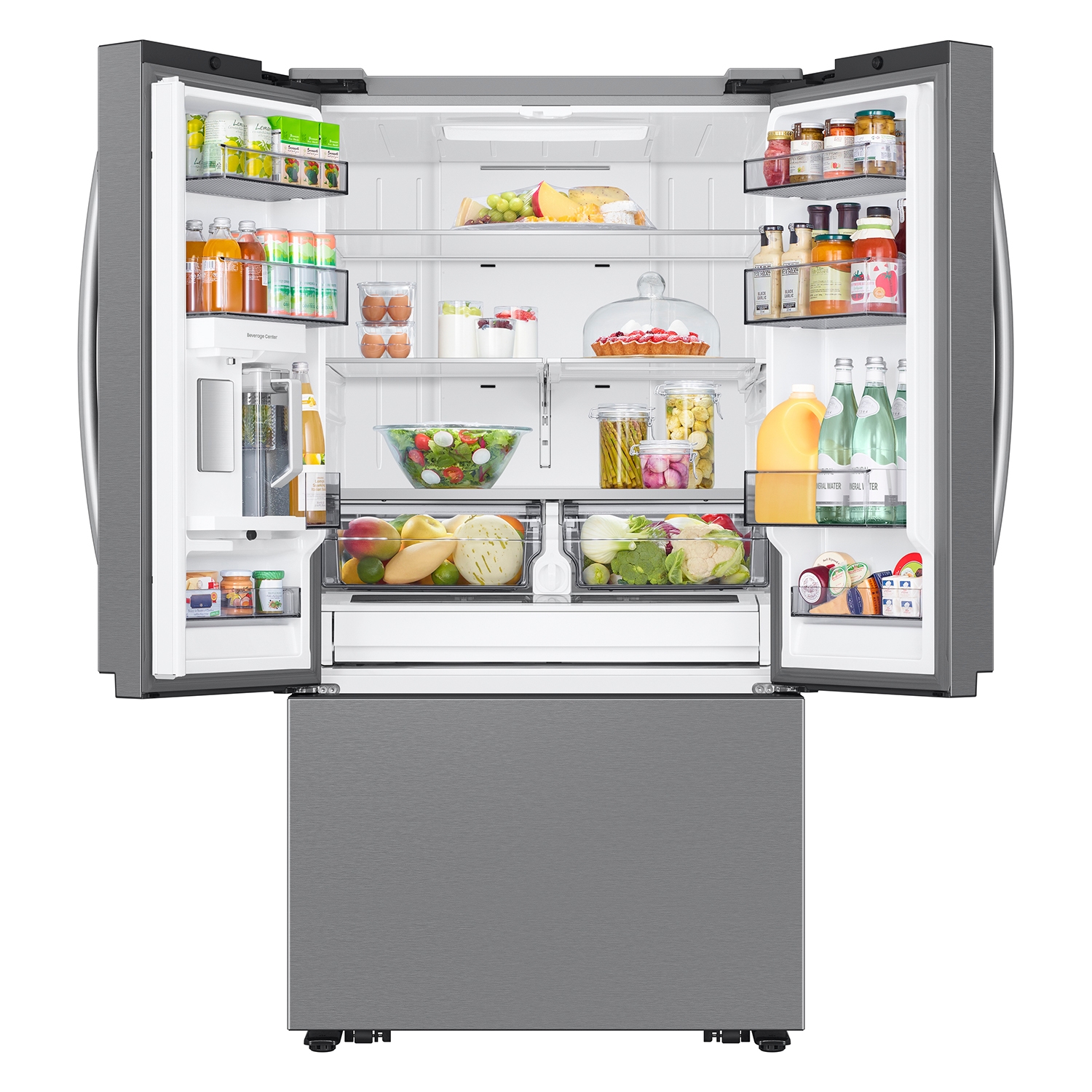 Thumbnail image of 32 cu. ft. Mega Capacity 3-Door French Door Refrigerator with In-door Beverage Center in Stainless Steel