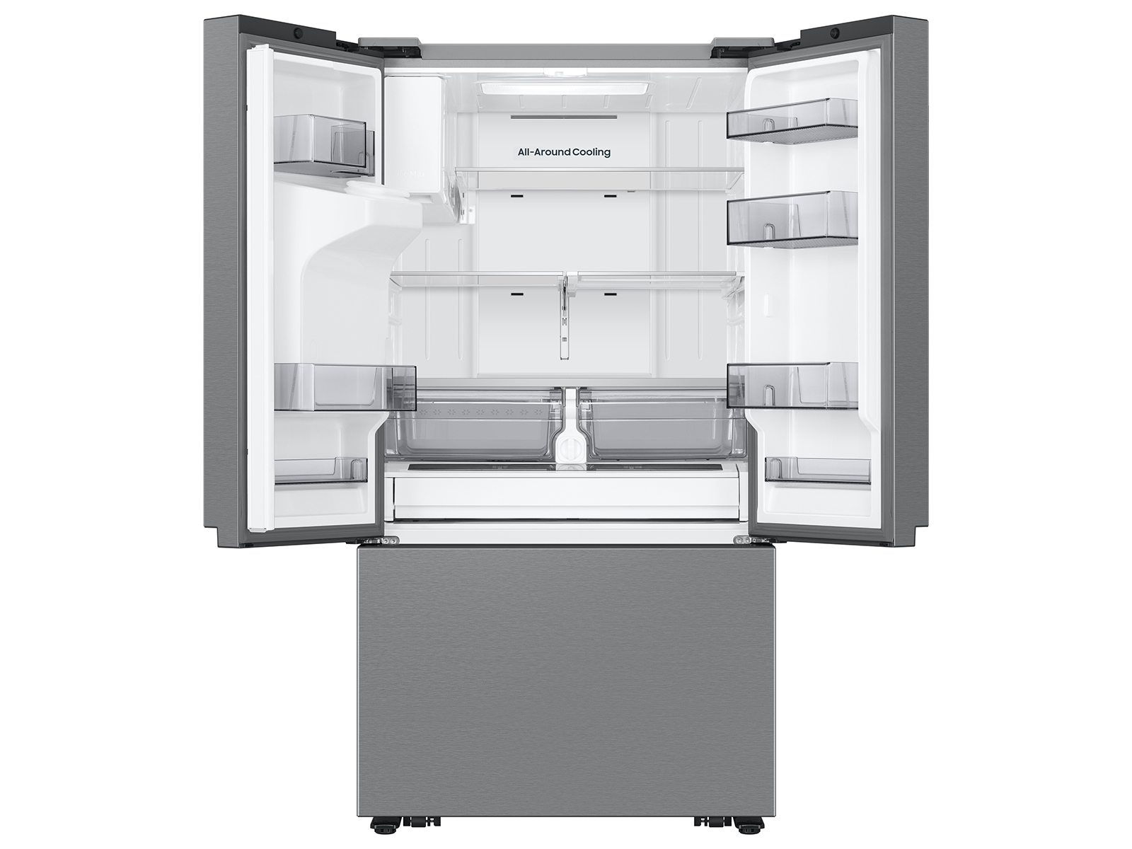 Thumbnail image of 31 cu. ft. Mega Capacity 3-Door French Door Refrigerator with External Water and Ice Dispenser in Stainless Steel