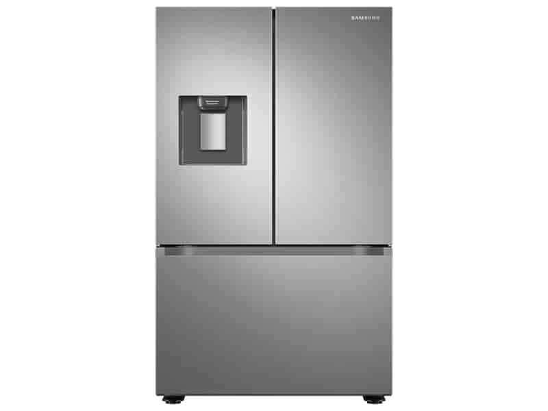 22 cu. ft. Smart 3-Door French Door Refrigerator with External Water Dispenser in Fingerprint Resistant Stainless Steel