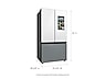 Thumbnail image of Bespoke 3-Door French Door Refrigerator (24 cu. ft.) - with Family Hub™ in White Glass